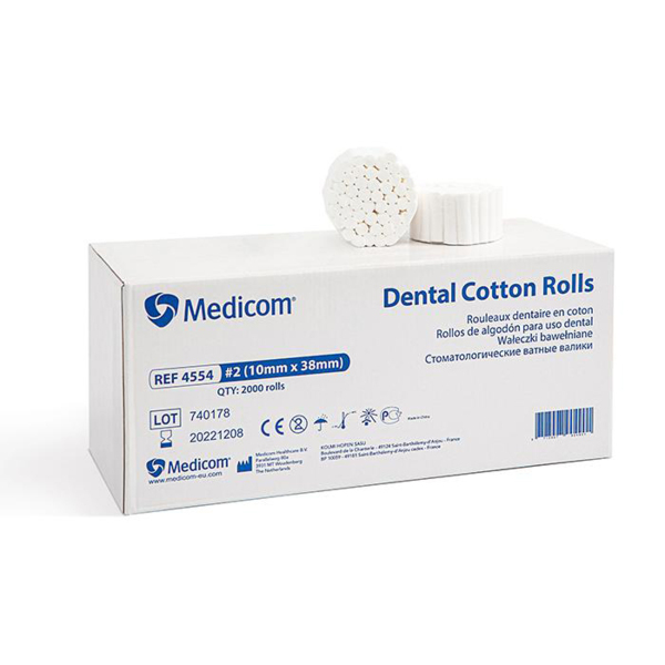 Ватные валики стоматологические, 2000 шт - фото 5