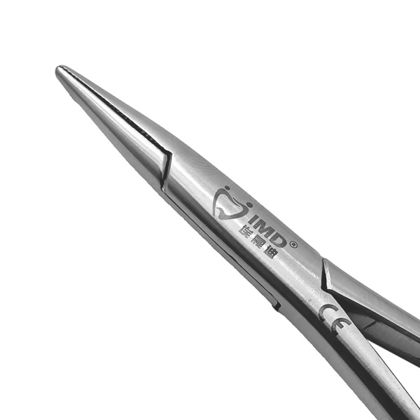 Зажим лигатурный Метью IMD, перекрестные бороздки, двойная пружина, 14 см - фото 1