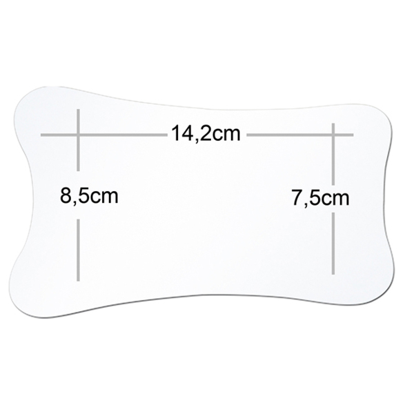 Зеркало стоматологическое Acteon (MZP582), окклюзионное, для фотосъемки, хромированное, одностороннее, размер XL, 142x75x85 мм - фото 0