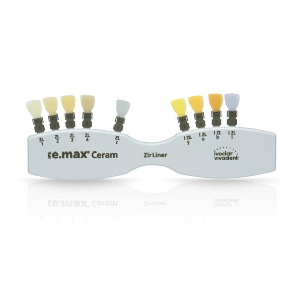 IPS e.max Ceram Shade Guide ZirLiner - цветовая шкала - фото 0