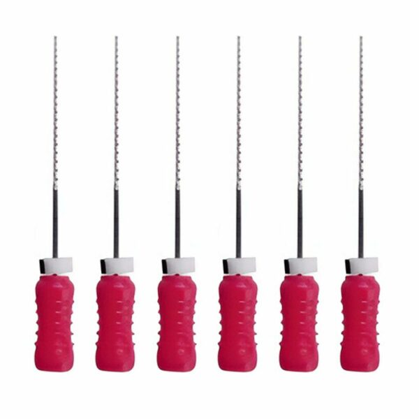 Файлы ручные Geosoft EndoLine H-FILE, для прохождения и для расширения корневых каналов, 25 мм, №25, сталь, 6 шт - фото 0