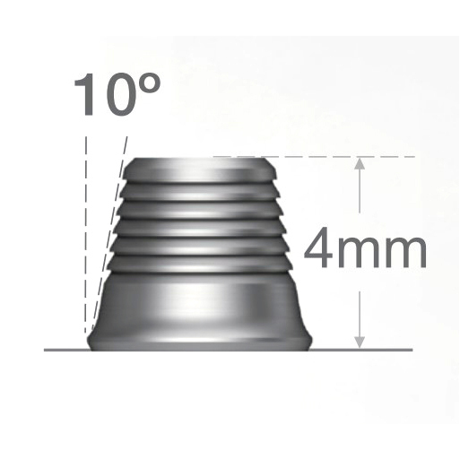 Multi Ti Base - титановые основания, высота 4.0, 10° - фото 1