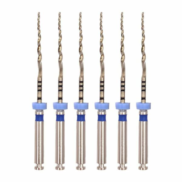 Протейпер ФОРМА ПТ-F3, для обработки изогнутых и кальцинированных корневых каналов, синий, 6 шт - фото 0