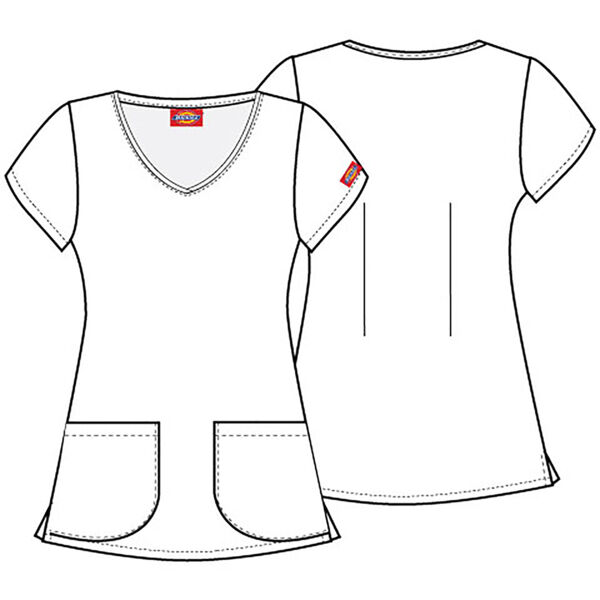 Топ женский Dickies DK852, ленивец с сердцем, S - фото 4
