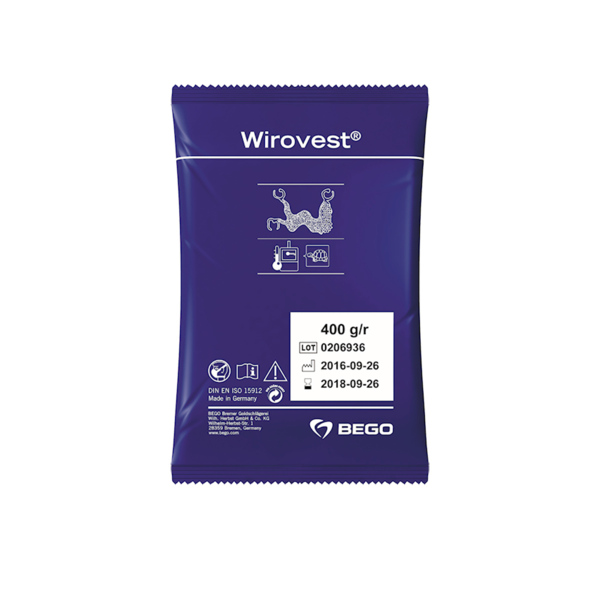 Wirovest plus - паковочный материал для бюгельного протезирования, 45х400 г, 18 кг
