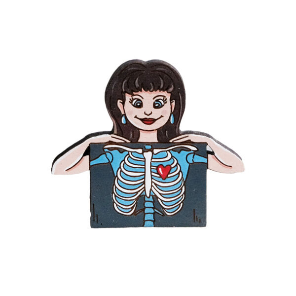 Значок "Врач-рентгенолог", блондинка - фото 3