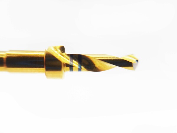 Сверло спиральное OSSTEM Hanaro KIT, для подготовки костного ложа, D=2.2 мм, L=11.5 мм, TL=34.5 мм, Y-Dim=0.6 мм - фото 2