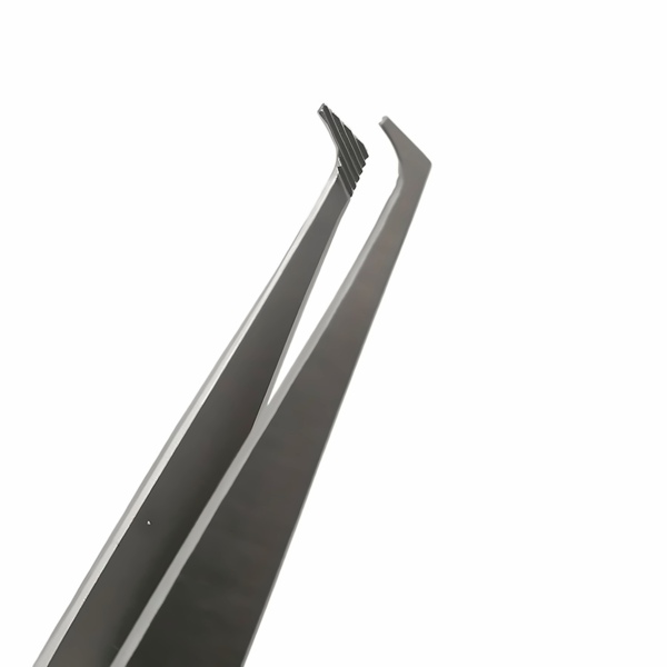 Пинцет ортодонтический Hu-Friedy, изогнутый, обратный, для брекетов, рифленые ультратонкие зубчики, сталь, 1 шт - фото 6