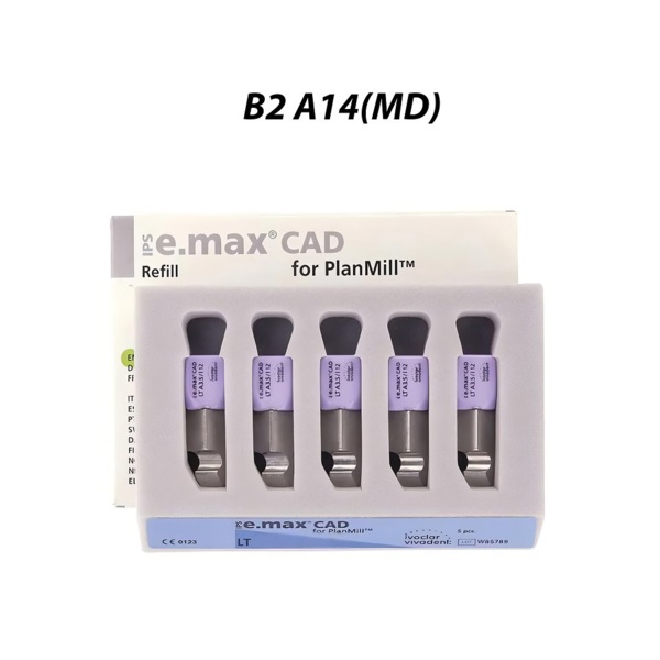 IPS e.max CAD PlanMill LT - блоки из дисиликата лития, цвет B2, A14 (MD), 5 шт - фото 0