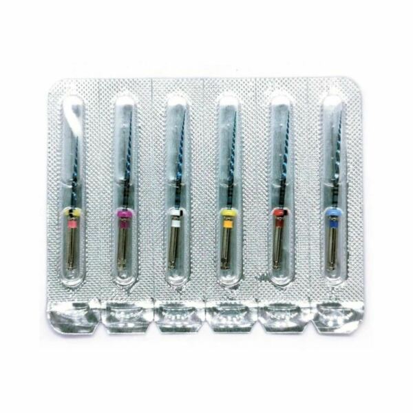 Файлы машинные Eurofile SuperFile Heat Activation, для препарирования каналов, 25 мм, №SX-F3, никель-титан, 6 шт - фото 1