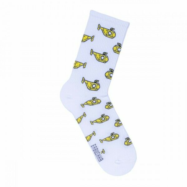Носки мужские, "Подводные Лодки", белый, 41-45 - фото 1