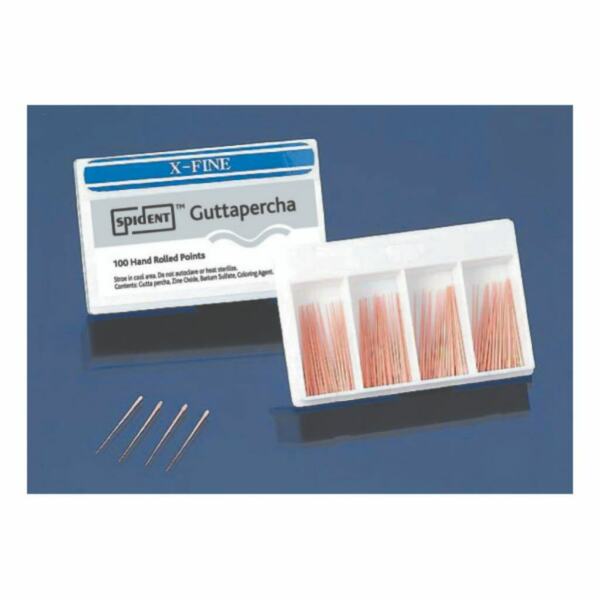 Штифты гуттаперчивые Spident, для пломбирования корневых каналов, без маркировки длины, №XF, 100 шт - фото 0
