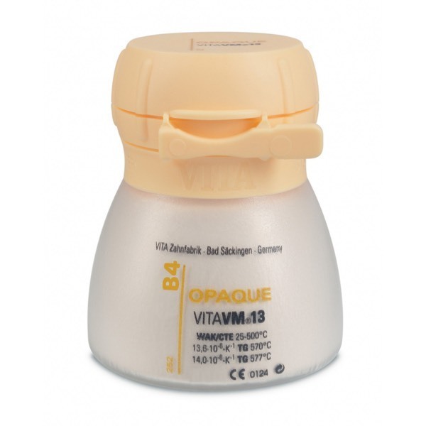 VITA VM 13 OPAQUE - порошок для облицовки металлических каркасов, цвет B4, 12 г - фото 0
