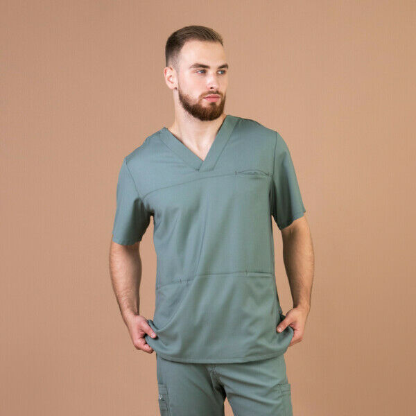 Туника мужская Тезис TZ600, оливковый, 46 - фото 0