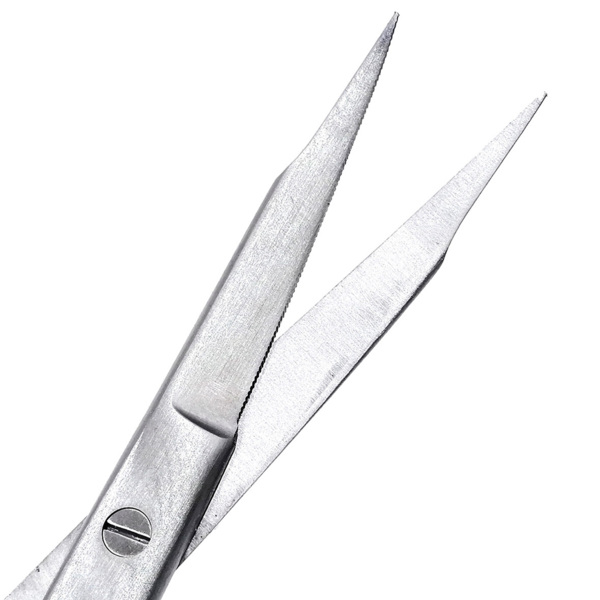 Ножницы Hu-Friedy #10, с двойным изгибом, 1 зубчатое лезвие, 13,5 см - фото 5