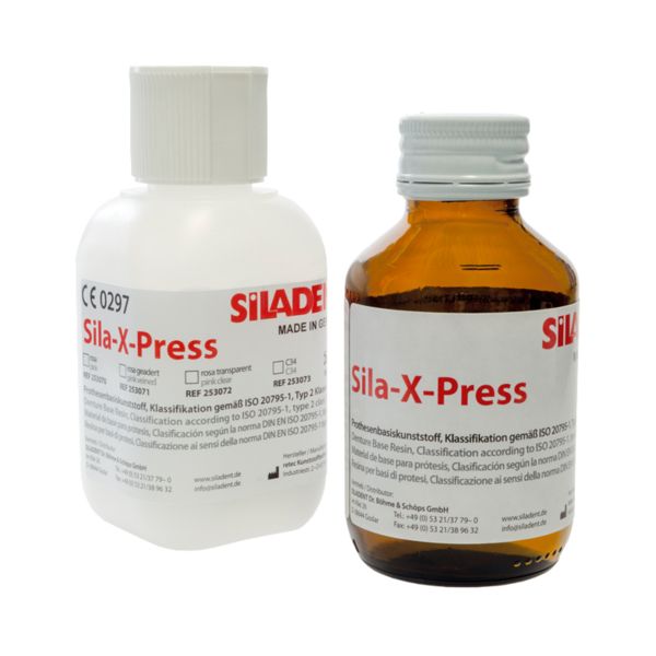 Sila-X-Press lab set - набор для протезирования, цвет C34, 100 г + 80 мл - фото 0