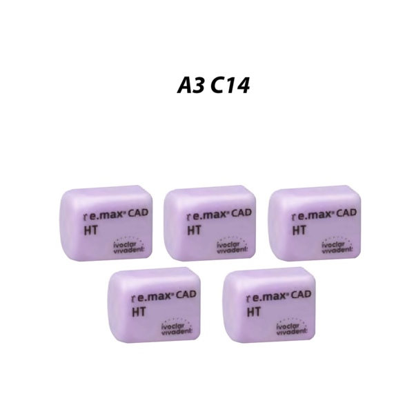 IPS e.max CAD PlanMill HT - блоки из дисиликата лития, цвет A3,5 C14, 5 шт - фото 0