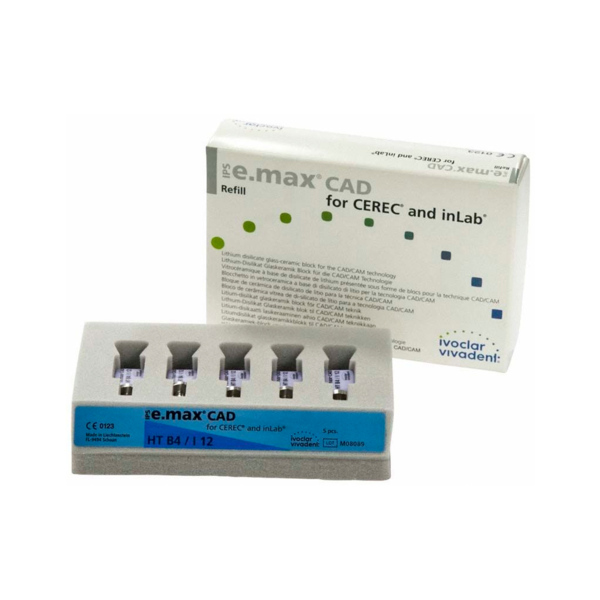IPS e.max CAD CEREC/inLab HT - блоки из стеклокерамики, цвет B4 I12, 5 шт - фото 1