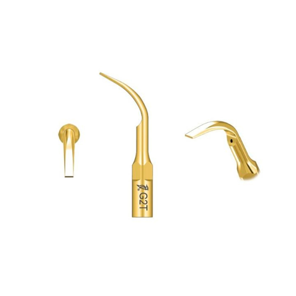 Насадка ультразвуковая Woodpecker G2T, пародонтологическая, для удаления твердых зубных отложений, 1.7 мм, нитрид-титан, 1 шт - фото 0