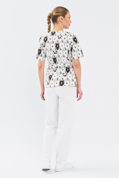 Туника женская Тезис TZ305, принт "Медведи", 54 - фото 5