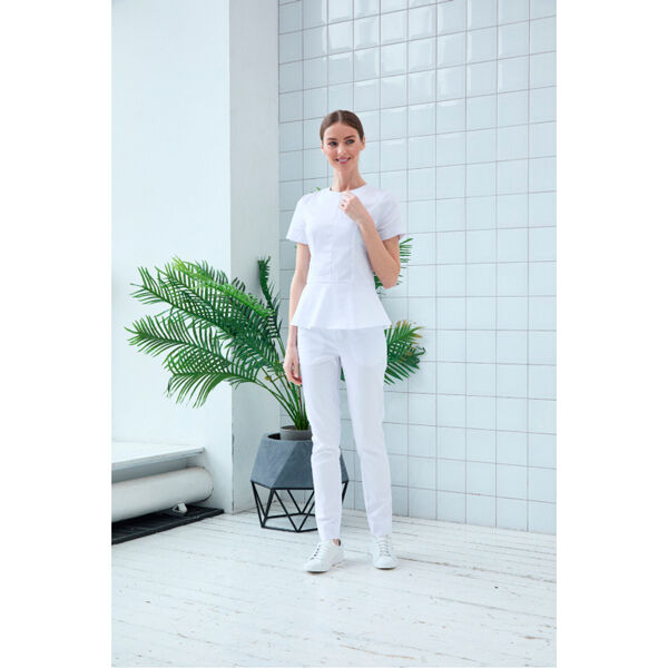 Туника женская Dr. Nice «Алекс», с коротким рукавом, белый, 46 - фото 0