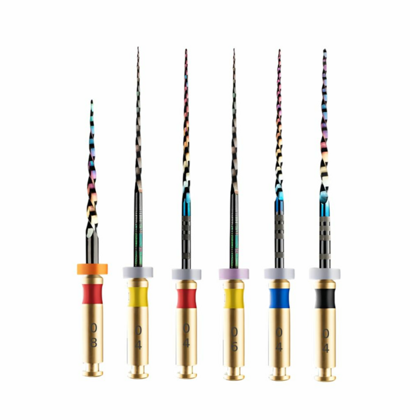 Файлы машинные Coltene HyFlex CM, стерильные, для техники Single Length, 21 мм, набор (№20-40/.04; №20/.06; №25/.08, 19 мм), никель-титан, 6 шт - фото 0