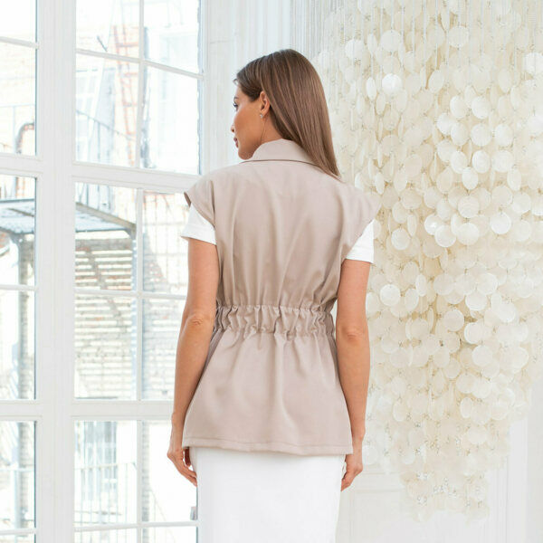 Жилет женский Dr. Nice «Beauty», бежевый, 46 - фото 2