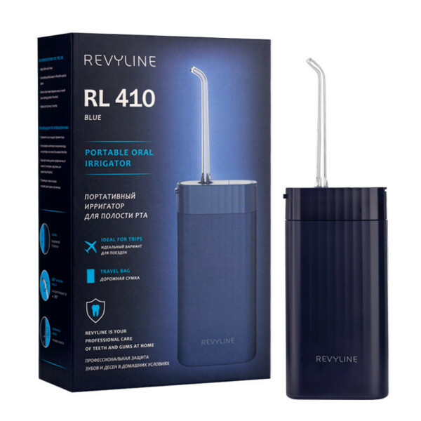 Портативный ирригатор Revyline RL 410, синий - фото 0