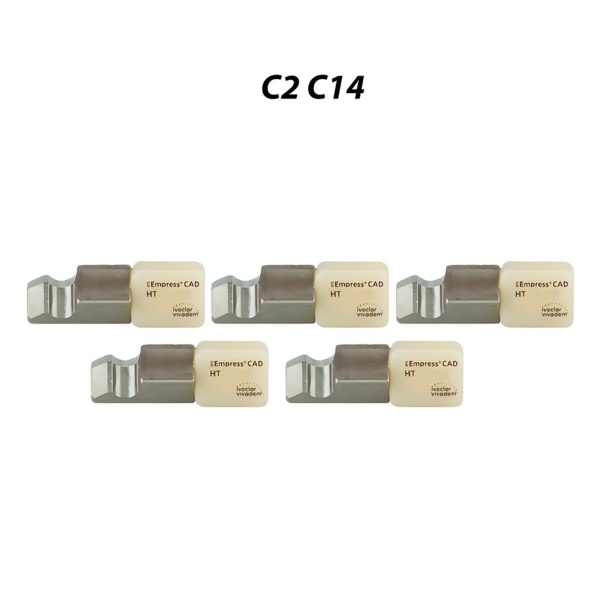 IPS Empress CAD PlanMill LT - блоки из лейцитной керамики, цвет C2, C14, 5 шт - фото 0