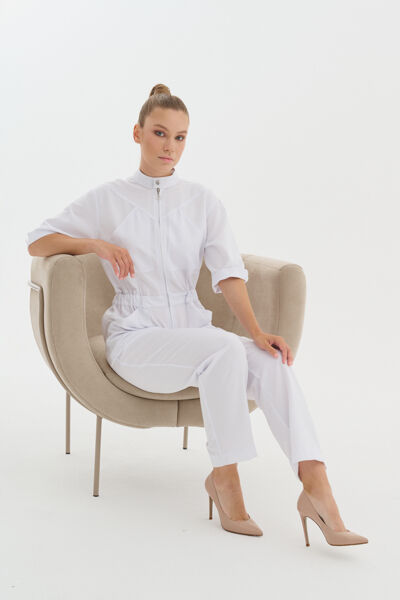 Комбинезон женский Тезис TZ490, белый, 48 - фото 0