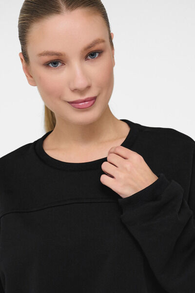 Свитшот женский Тезис TZ113, tangle, черный, 44-46 - фото 2