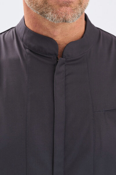 Рубашка мужская на молнии Тезис TZ700, графит, 58 - фото 1