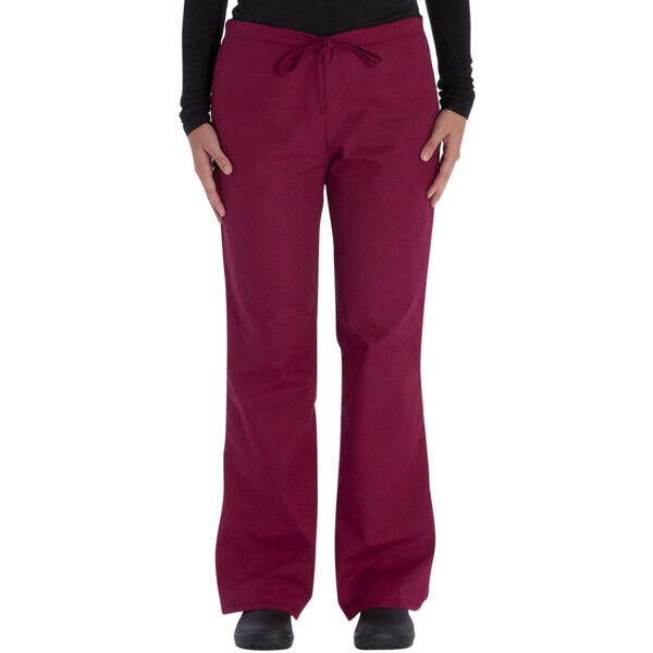 Брюки медицинские женские Vital Threads VT513C, винный, XL - фото 0