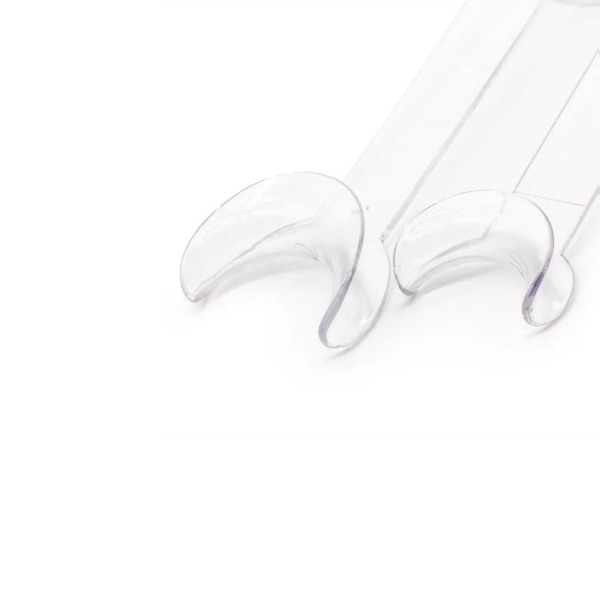 Ретрактор стоматологический Dentins, двусторонний, большой L, прозрачный, 2 шт - фото 3