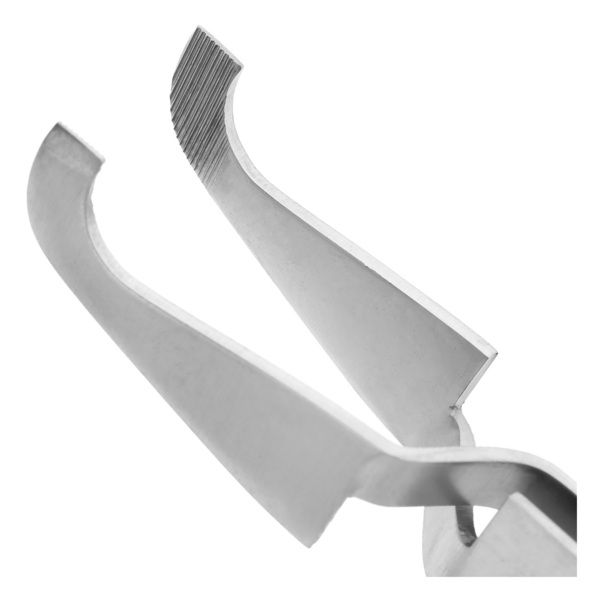 Пинцет ортодонтический HLW H-302*, обратный, изогнутый, для брекетов, 130 мм - фото 2