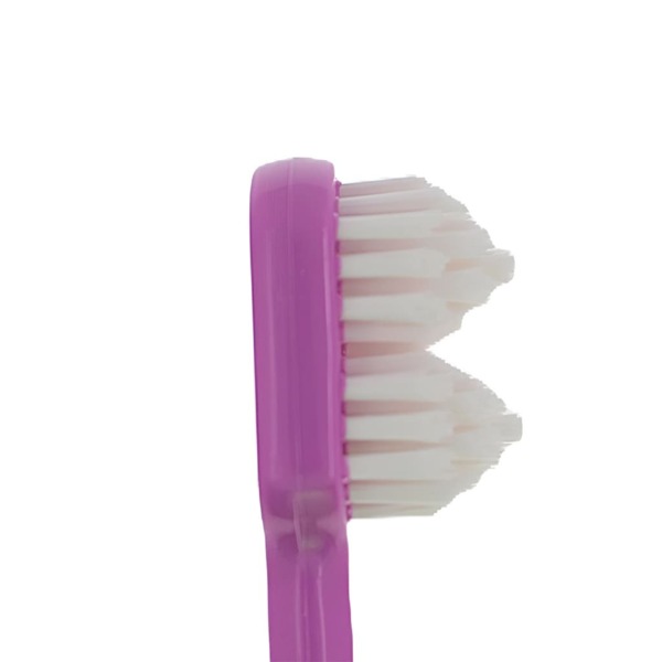 Зубная щетка Splash Brush Double 150, мягкая, фуксия, 1 шт - фото 1