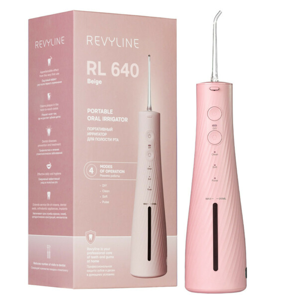 Ирригатор портативный Revyline RL 640, бежевый - фото 0