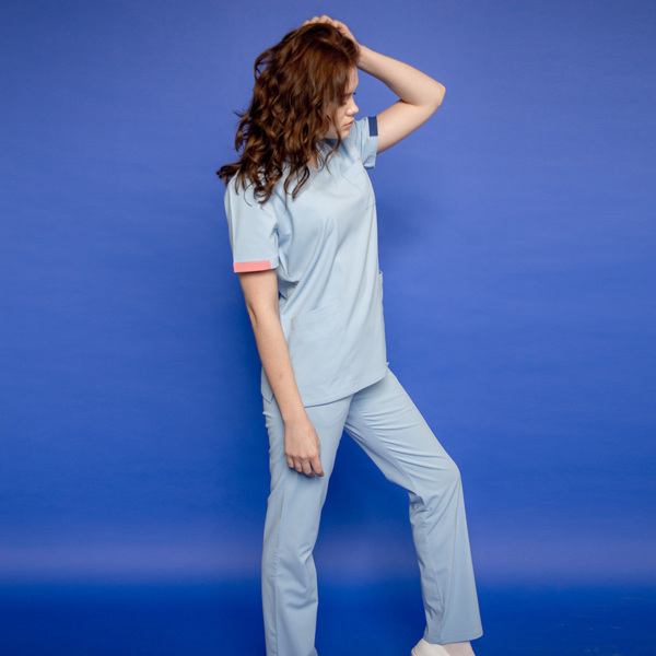 Туника женская 254 Alabama, R132 светло-голубой, S - фото 3