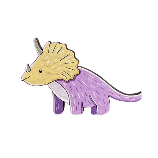 Значок "Трицератопс" - фото 0