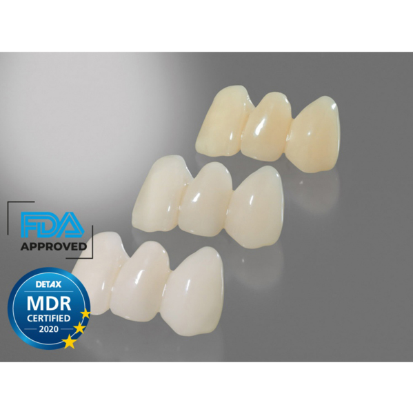 Фотополимерная смола Detax Freeprint temp 385, для 3D-печати временных ортопедических реставраций, цвет А3, 1 кг - фото 1