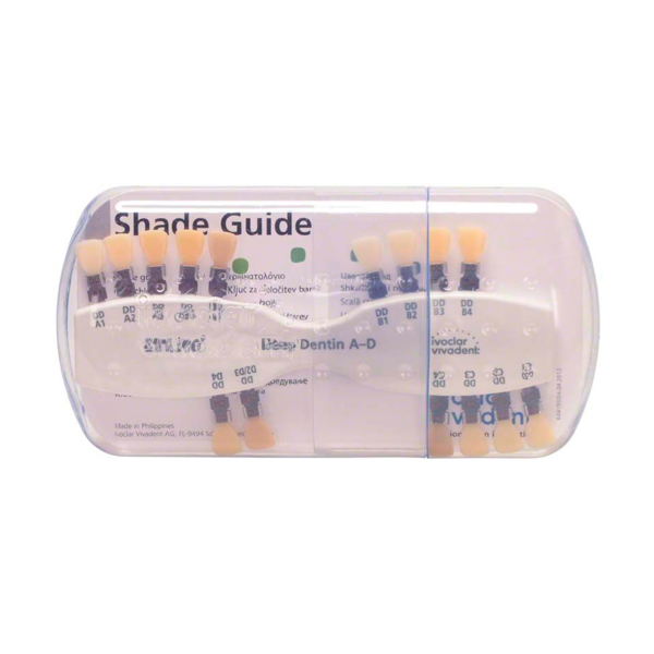 IPS InLine Material Shade Guide Deep Dentin A-D - расцветка дип-дентинов A-D - фото 1