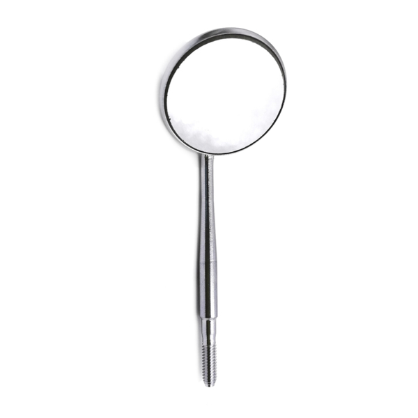 Зеркало Hu-Friedy #4, родиевое, одностороннее, американская резьба, 22 мм, 12 шт - фото 2