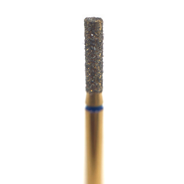 Бор алмазный G836, цилиндр, D=1.4 мм, L=6.0 мм, FG, черный, 1 шт - фото 0