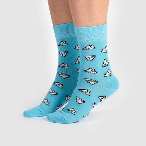 Носки мужские, "Самолетики", голубой, 41-45 - фото 2