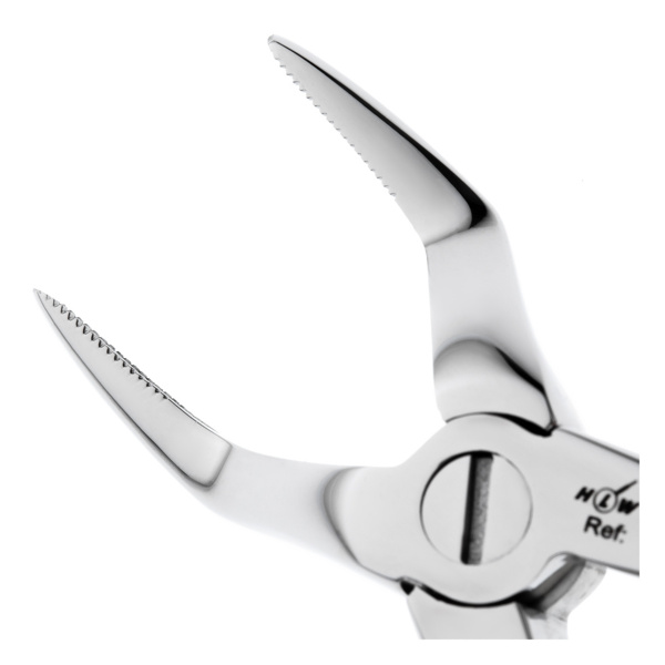 Щипцы для удаления зубов, детские, верхние корни, Байонеты, с упором, анатомические - фото 4