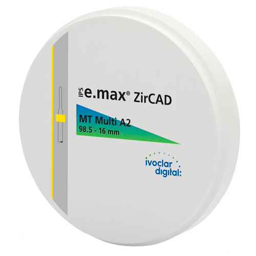 IPS e.max ZirCAD MT Multi - диск для фрезерования, цвет A1, 98.5х20 мм - фото 0