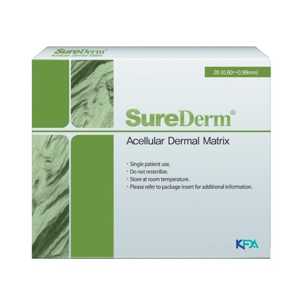 SureDerm - мембрана, толщина пластины 0.60-0.99 мм, размер 1х2 - фото 0