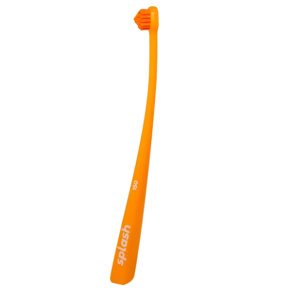 Зубная щетка Splash Brush Single 150, мягкая, оранжевый, 1 шт - фото 0