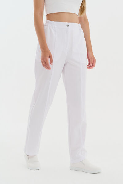 Брюки женские Тезис TZ325, белый, 50 - фото 0