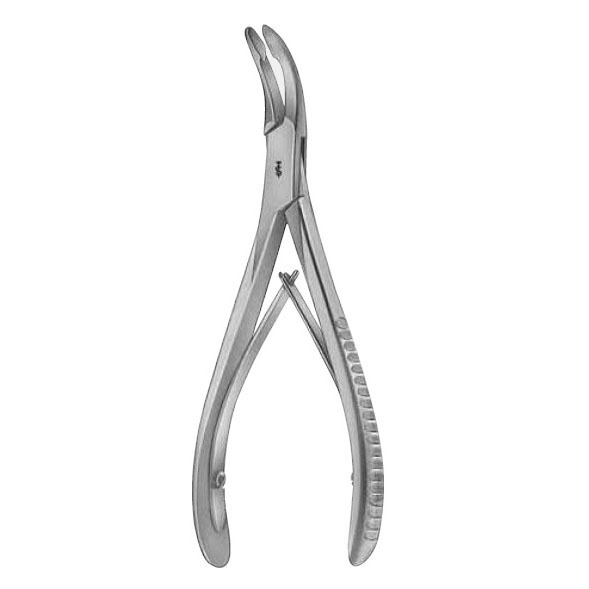 Кусачки костные по LUER, сильно изогнутые, длина 155 мм - фото 0